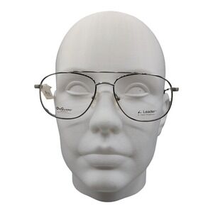 OnGuard OG102 Antique‎ Pewter Aviator Safety Glasses Frames 58-17-140 NEW